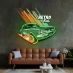 Cars Automotive Neon Sign Vintage Ride Car 1