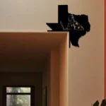 Cerveza Indio Metal Sign Artistic Texas State Map 1