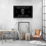 Cerveza Modelo Metal Sign Custom Skull 1