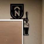 Cerveza Nortena Metal Sign Artistic Tap Handle 1