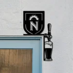 Cerveza Nortena Metal Sign Artistic Tap Handle 1