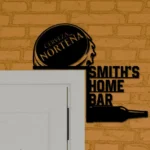 Cerveza Nortena Metal Sign Flask Cap 1