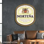 Cerveza Nortena Neon Sign Nortena Beer Label 1