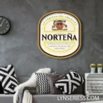 Cerveza Nortena Neon Sign Nortena Beer Label 1
