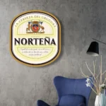 Cerveza Nortena Neon Sign Nortena Beer Label 1