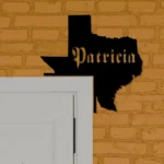 Cerveza Patricia Metal Sign Texas State Map 1