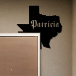 Cerveza Patricia Metal Sign Texas State Map 1