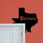 Cerveza Patricia Metal Sign Texas State Map 1
