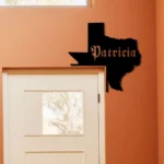 Cerveza Patricia Metal Sign Texas State Map 1
