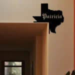 Cerveza Patricia Metal Sign Texas State Map 1
