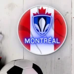 Cf Montreal Neon Sign Canada Flag Acrylic 1