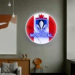Cf Montreal Neon Sign Canada Flag Acrylic 1