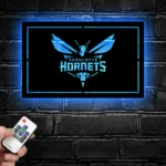 Charlotte Hornets Metal Sign Hornet Team Logo 1