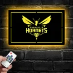 Charlotte Hornets Metal Sign Hornet Team Logo 1