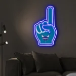 Charlotte Hornets Neon Sign Nba Foam Finger 1