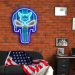 Charlotte Hornets Neon Sign The Punisher 1