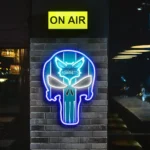 Charlotte Hornets Neon Sign The Punisher 1
