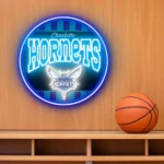 Charlotte Hornets Neon Sign Vintage Acrylic 1
