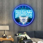 Charlotte Hornets Neon Sign Vintage Acrylic 1