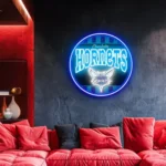 Charlotte Hornets Neon Sign Vintage Acrylic 1