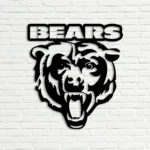 Chicago Bears Metal Sign Logo 1