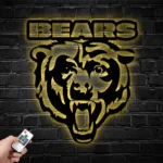 Chicago Bears Metal Sign Logo 1
