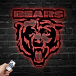 Chicago Bears Metal Sign Logo 1