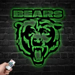Chicago Bears Metal Sign Logo 1