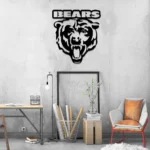 Chicago Bears Metal Sign Logo 1