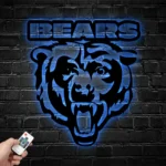 Chicago Bears Metal Sign Logo 1