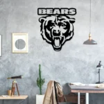 Chicago Bears Metal Sign Logo 1