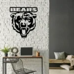 Chicago Bears Metal Sign Logo 1