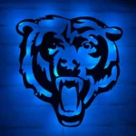 Chicago Bears Metal Sign Nfl 1