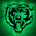 Chicago Bears Metal Sign Nfl 1