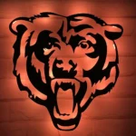 Chicago Bears Metal Sign Nfl 1