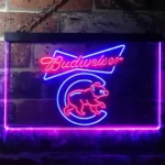 Chicago Bears Neon Sign Budweiser 1