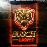 Chicago Bears Neon Sign Busch Light 1