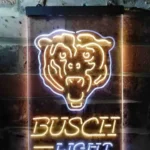 Chicago Bears Neon Sign Busch Light 1