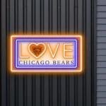 Chicago Bears Neon Sign Love Sign 1
