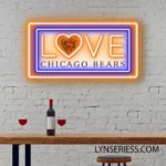 Chicago Bears Neon Sign Love Sign 1