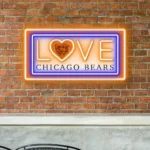 Chicago Bears Neon Sign Love Sign 1