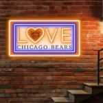 Chicago Bears Neon Sign Love Sign 1