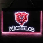 Chicago Bears Neon Sign Michelob Est 1920 1