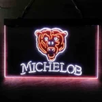 Chicago Bears Neon Sign Michelob Est 1920 1