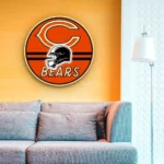 Chicago Bears Neon Sign Nfl Helmet Acrylic 1