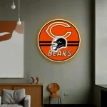 Chicago Bears Neon Sign Nfl Helmet Acrylic 1