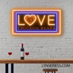 Chicago Bears Neon Sign Romance Sign 1