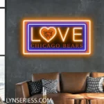 Chicago Bears Neon Sign Romance Sign 1
