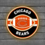 Chicago Bears Neon Sign Rugby Acrylic 1