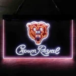 Chicago Bears Neon Sign Tiara Royal 1